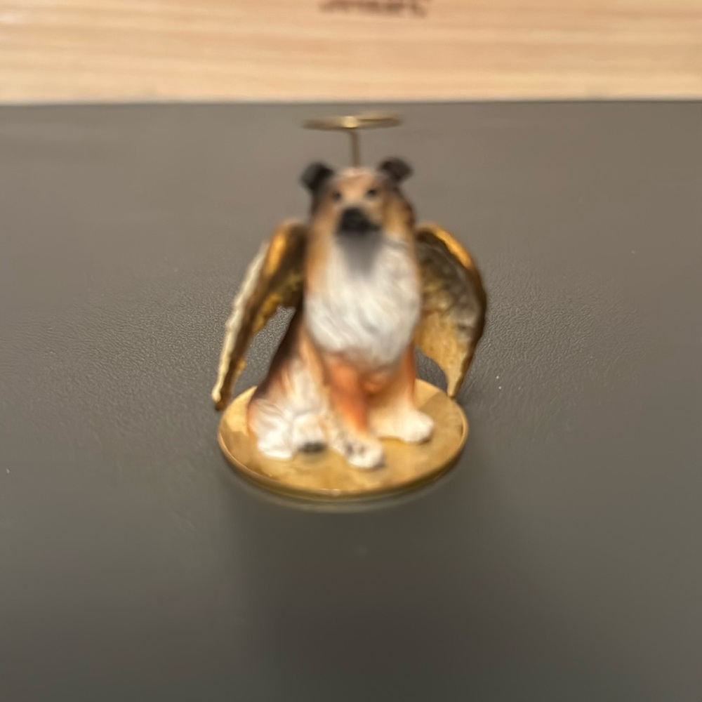 Dog Angel Figurine